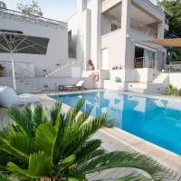 Kalavria Luxury Suites, Afroditi Suite with magnificent sea view and private swimming pool.