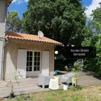 Studio cosy aux portes de Bordeaux et Saint Emilion, hótel í Yvrac