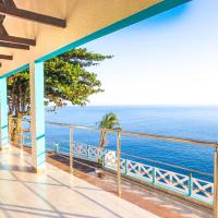 Linda Costeira com vista para a Ilha de Alcatrazes, hotel Praia de Borrifos környékén Ilhabelában