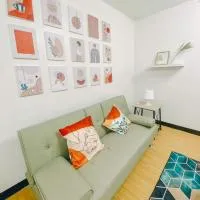 Nordic Themed 1BR Condo - 50 mbps net - Marilao Bulacan - TheRichPlacePh, viešbutis mieste Marilao