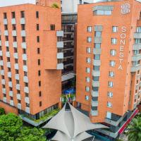 an aerial view of the sutton hotel in singapore at Sonesta Hotel Cali
