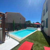 Jolie Villa climatisée piscine chauffée Perpignan, hôtel à Perpignan près de : Aéroport de Perpignan - Rivesaltes - PGF