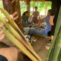 Khu Du Lịch Sinh Thái, Nghỉ dưỡng Homestay Hoàng Ánh - Kon Xom Luh、Kon Tumのホテル