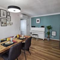 Neues City Center Piano Appartement mit Netflix