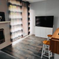Cozy one-bedroom flat with indoor fireplace