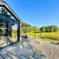 Domki na Kaszubach z banią jacuzzi - Gołubie - Sikorska Dolina III, hotel en Stara Sikorska Huta