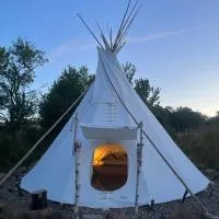 Romantic Wildlife & Stars Teepee Experience Apuseni Mountains, hotel in Tomnatic