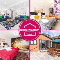 Long Stays in Solihull by Birmingham Contractor Stays - 4 Bedrooms, 2 Baths, 7 Separate Beds & Parking