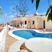 3 bedrooms villa with sea view private pool and enclosed garden at Santiago del Teide 2 km away from the beach, hotel a Puerto de Santiago