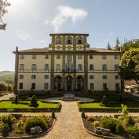 a large building with a garden in front of it at Villa Tuscolana, Frascati