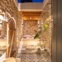 Traditional Cycladic White Stone House Sleeps,8-10, hotel in Naxos Chora