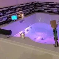 Mont-Saint-Sulpice में, होटल L'instant spa et sa terrasse privative