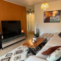 Luxus two bedroom Apartment with Sauna and a back yard