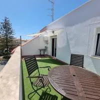 600m de la playa, terraza soleada, hotel Salobreñában
