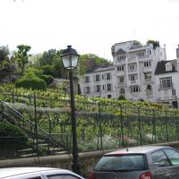 Quiet apartment hill of Montmartre