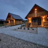 Leśna Zagroda - Dominikowo - Tężnia, sauna, balia, hotell i Dominikowo
