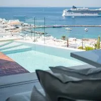 Villa Nima - 2 Bedroom Villa with Private Pool & Sea View, Mykonos Town, hotel em Klouvas