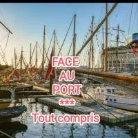 Viesnīca LE REFLET DES VOILES FACE AU PORT DE FECAMP pilsētā Fekampa