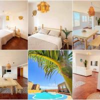 Apartamento Casa Bamboo Corralejo, espacioso, piscina y parking