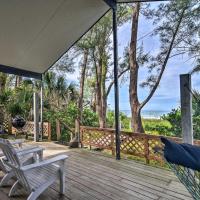 Beachfront Indian Rocks Escape with Ocean View Deck!