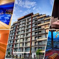 a collage of four pictures of a hotel at The Kayseri Loft Hotel