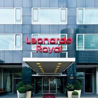 a building with a sign that reads leonard hotel at Leonardo Royal Hotel Düsseldorf Königsallee