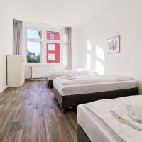 RAJ Living - 1 Room Monteur Apartments - 25 Min Messe DUS, hotel en Hochfeld, Duisburg