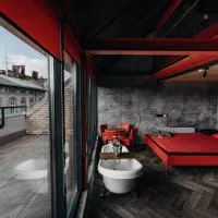 Masoch. Hotel & Cafe, хотел в Лвов