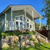 Melkoniemi में, होटल Fishing cottage Villa Tarula lake Simpele
