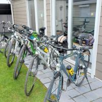 Viešbutis Luxe cottage met fietsen, airco & infrarood cabine (Heist, Knokė-Heistas)
