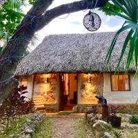 Encantadora Villa Maya tradicional en Rancho Agroecologico, hótel í Tzucaceb