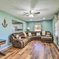 Sage Green Home with Wet Bar, 5 Mi to Lake!