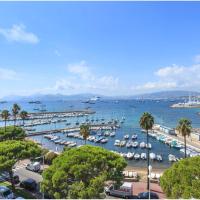 REF 1229 - Cannes Croisette - Sea view apartment for rent, hotel v Cannes