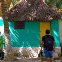 Celestún में, होटल Cabañas Camping Ria Celestun