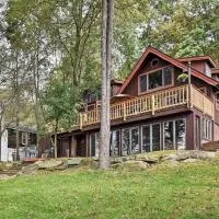 Lakefront Cabin Pvt Beach and Dock - Sunset Marina, hotel Arrowhead Lake-ben