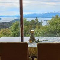 Cabaña de montaña en Cerro Otto con increible Vista al Lago