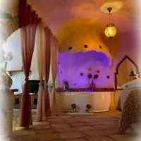 Casas cueva El Castaño, hotel v mestu Pampaneira
