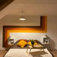 Agréable chambre d'hôte 70s au cœur de l'Alsace, готель у місті Bouxwiller