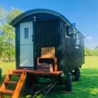 The Big Green Shepherds Hut