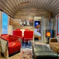Gleis 2, Waggon mit Ofen, optional mit Whirlpool und Sauna, ξενοδοχείο σε Dahlem