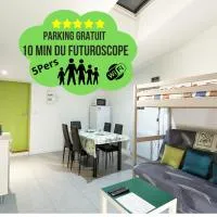 Appartement entier meublé à Beaumont proche Futuroscope et Poitiers Technopole, hotel a Beaumont