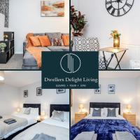 Dwellers Delight Living Ltd Serviced Accommodation Fabulous House 3 Bedroom, Hainault Prime Location ,Greater London with Parking & Wifi, 2 bathroom, Garden