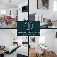 Dwellers Delight Living Ltd Serviced Accommodation Charming 3 Bedroom Flat, Chafford Hundred, Grays with Free Parking & Wifi