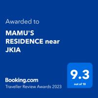 MAMU'S RESIDENCE near JKIA, hotel cerca de Aeropuerto de Nairobi Jomo Kenyatta - NBO, Nairobi