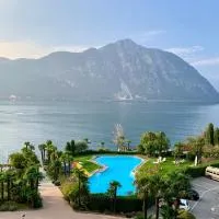 Seeblick Bissone, hotelli kohteessa Bissone