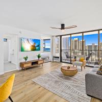 Waikiki Banyan Fabulous Ocean View Condo with Free Parking