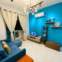 Cozy 3BR Apartment with Free Netflix, hotel near Penang International Airport - PEN, Bayan Lepas