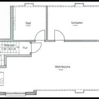 NEU! Ferienwohnung Walnusstraum, hotelli kohteessa Plaaz