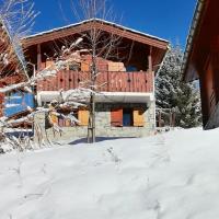 Chalet de 4 chambres a Valmeinier a 500 m des pistes avec piscine partagee sauna et balcon