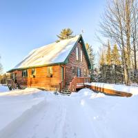 Iron River Cabin Rental with Fireplace and Deck!